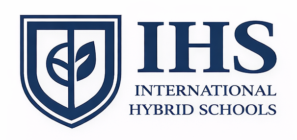 International Hybrid Schools — full logo with shield emblem